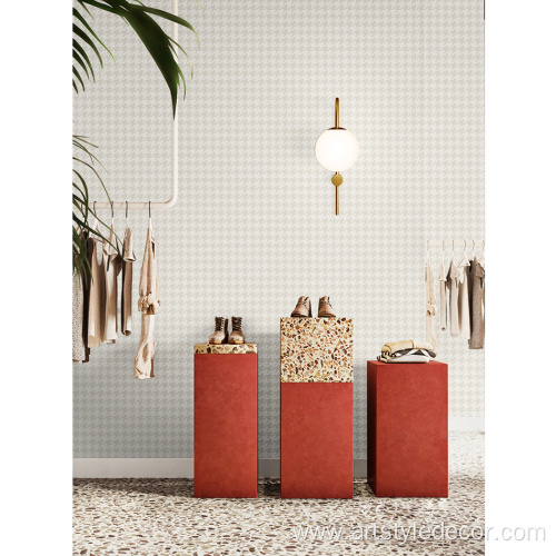 Solid color striped non-woven wallpaper can be customized